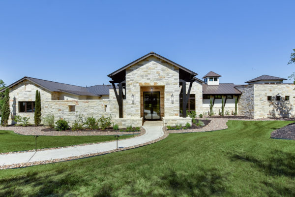 Elevation Picture of Mixed Texas Limestone House in Cordillera Ranch